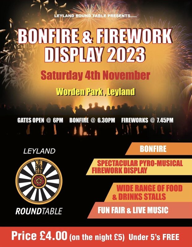 Image of Bonfire & Firework Display 2023