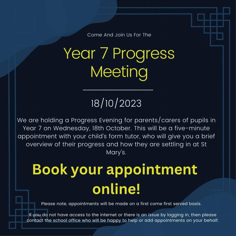 Image of Year 7 Progress Meeting