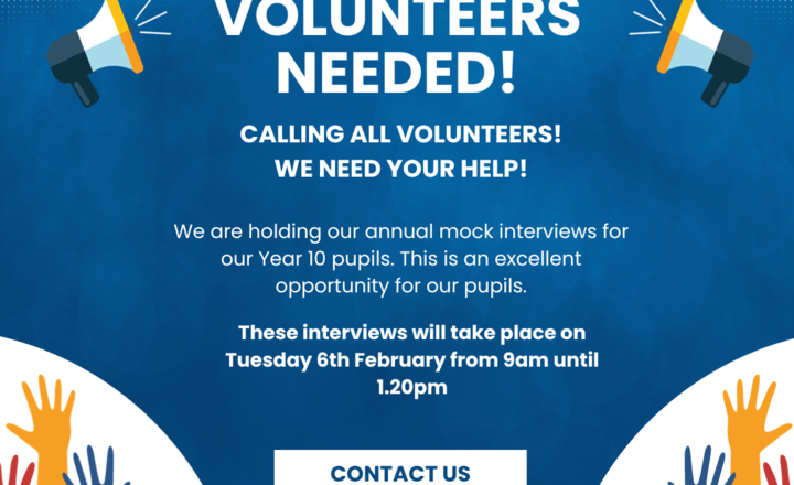 Image of Volunteers needed - Year 10 Mock Interviews! 